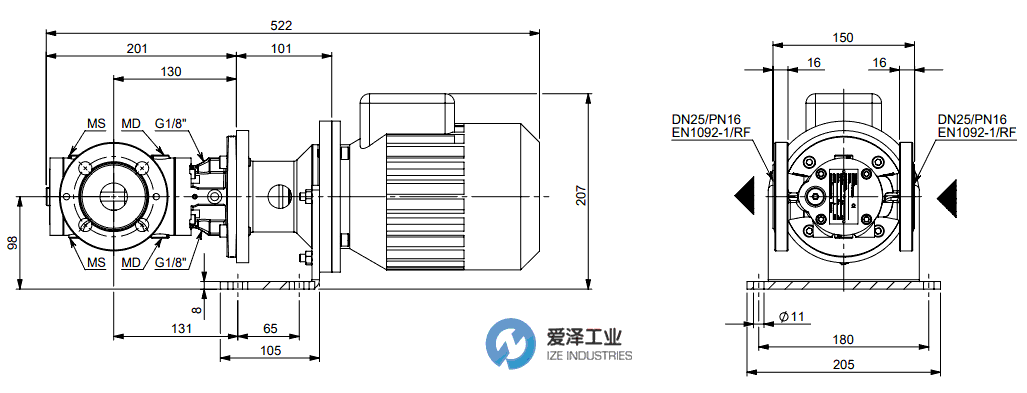KRAL泵KF-5.ABA.100001 爱泽工业 izeindustries (2)