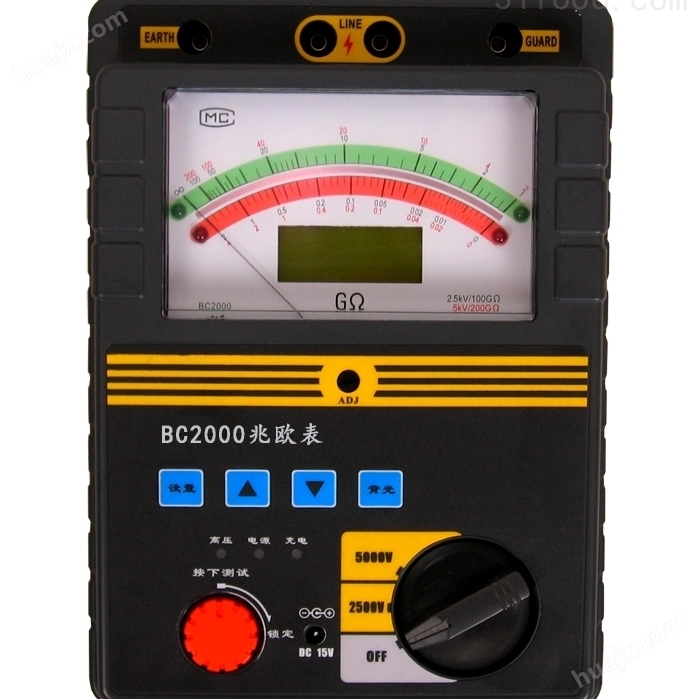 BC2000新智能双显绝缘电阻测试仪*