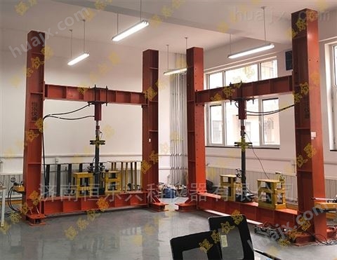 土木工程简支梁加载系统钢桁架实验模型装置
