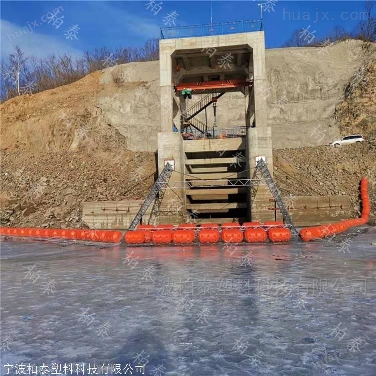漳州水电站拦污滚塑浮筒拦污网浮桶